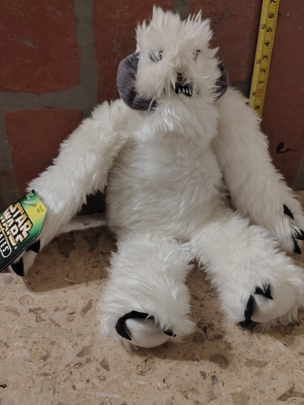 Vintage 1997 Star Wars Buddies Wampa Plush Kenner Hasbro Ice Creature NWT Tagged